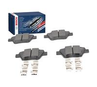 Bosch BP1338 - Brake Pads Car Rear Axle - Bosch Quality - Reduced Noise and Dust - ECE-R90 Certified - Copper-Free - 1 Set of 4 Pads - With Accessories