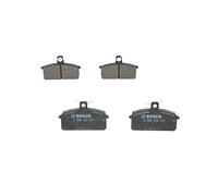 Bosch BP134 - Brake Pads Car Front Axle - Bosch Quality - Reduced Noise and Dust - ECE-R90 Certified - Copper-Free - 1 Set of 4 Pads
