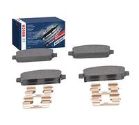 Bosch BP1357 - Brake Pads Car Rear Axle - Bosch Quality - Reduced Noise and Dust - ECE-R90 Certified - Copper-Free - 1 Set of 4 Pads - With Accessories