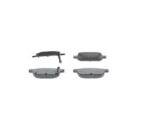 Bosch BP1590 - Brake Pads Car Rear Axle - 1 Set of 4 Pads | Bosch Quality - Reduced Noise and Dust - ECE-R90 Certified - Copper-Free