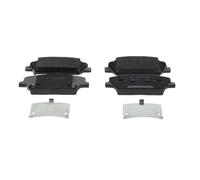Bosch BP1666 - Brake Pads Car Front Axle - Bosch Quality - Reduced Noise and Dust - ECE-R90 Certified - Copper-Free - 1 Set of 4 Pads