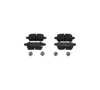 Bosch BP1762 - Brake Pads Car Rear Axle - 1 Set of 4 Pads, Black | Bosch Quality - Reduced Noise and Dust - ECE-R90 Certified - Copper-Free