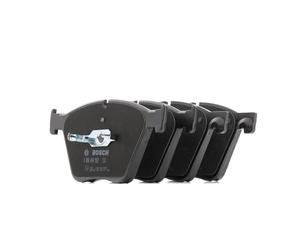 Bosch BP1834 - Brake Pads Car Front Axle - Bosch Quality - Reduced Noise and Dust - ECE-R90 Certified - Copper-Free - 1 Set of 4 Pads