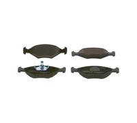 Bosch BP227 - Brake Pads Car Front Axle - Bosch Quality - Reduced Noise and Dust - ECE-R90 Certified - Copper-Free - 1 Set of 4 Pads