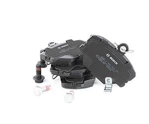 Bosch BP240 - Brake Pads Car Front Axle - 1 Set of 4 Pads | Bosch Quality - Reduced Noise and Dust - ECE-R90 Certified - Copper-Free