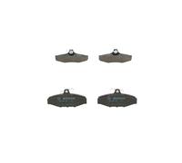 Bosch BP309 - Brake Pads Car Rear Axle - Bosch Quality - Reduced Noise and Dust - ECE-R90 Certified - Copper-Free - 1 Set of 4 Pads - With Accessories