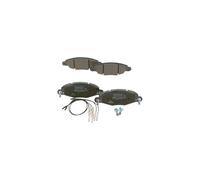 Bosch BP327 - Brake Pads Car Front Axle - Bosch Quality - Reduced Noise and Dust - ECE-R90 Certified - Copper-Free - 1 Set of 4 Pads - With Accessories