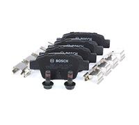 Bosch BP336 - Brake Pads Car Rear Axle - Bosch Quality - Reduced Noise and Dust - ECE-R90 Certified - Copper-Free - 1 Set of 4 Pads - With Accessories