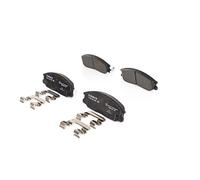 Bosch BP440 - Brake Pads Car Front Axle - Bosch Quality - Reduced Noise and Dust - ECE-R90 Certified - Copper-Free - 1 Set of 4 Pads - With Accessories