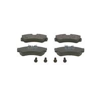 Bosch BP511 - Brake Pads Car Front Axle - Bosch Quality - Reduced Noise and Dust - ECE-R90 Certified - Copper-Free - 1 Set of 4 Pads - With Accessories