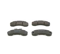 Bosch BP516 - Brake Pads Car Front Axle - Bosch Quality - Reduced Noise and Dust - ECE-R90 Certified - Copper-Free - 1 Set of 4 Pads - With Accessories