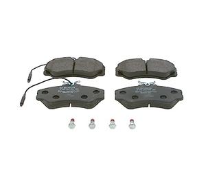 Bosch BP564 - Brake Pads Car Front Axle - Bosch Quality - Reduced Noise and Dust - ECE-R90 Certified - Copper-Free - 1 Set of 4 Pads - With Accessories