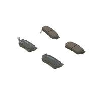 Bosch BP604 - Brake Pads Car Front Axle - Bosch Quality - Reduced Noise and Dust - ECE-R90 Certified - Copper-Free - 1 Set of 4 Pads
