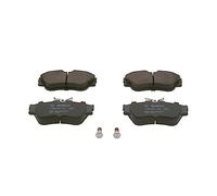 Bosch BP607 - Brake Pads Car Front Axle - Bosch Quality - Reduced Noise and Dust - ECE-R90 Certified - Copper-Free - 1 Set of 4 Pads - With Accessories