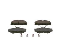 Bosch BP755 - Brake Pads Car Front Axle - Bosch Quality - Reduced Noise and Dust - ECE-R90 Certified - Copper-Free - 1 Set of 4 Pads - With Accessories