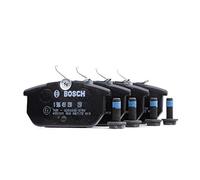 Bosch BP777 - Brake Pads Car Rear Axle - Bosch Quality - Reduced Noise and Dust - ECE-R90 Certified - Copper-Free - 1 Set of 4 Pads - With Accessories