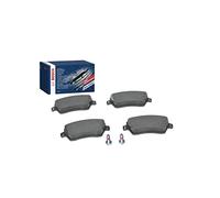 Bosch BP936 - Brake Pads Car Front Axle - Bosch Quality - Reduced Noise and Dust - ECE-R90 Certified - Copper-Free - 1 Set of 4 Pads - With Accessories