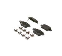 Bosch BP939 - Brake Pads Car Rear Axle - 1 Set of 4 Pads | Bosch Quality - Reduced Noise and Dust - ECE-R90 Certified - Copper-Free