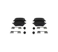 Bosch BP962 - Brake Pads Car Rear Axle - Bosch Quality - Reduced Noise and Dust - ECE-R90 Certified - Copper-Free - 1 Set of 4 Pads - With Accessories