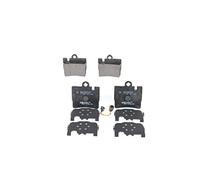 Bosch BP968 - Brake Pads Car Rear Axle - Bosch Quality - Reduced Noise and Dust - ECE-R90 Certified - Copper-Free - 1 Set of 4 Pads