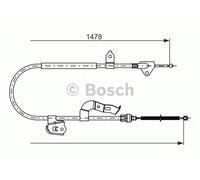 BOSCH 1 987 477 951 Handbrake cable