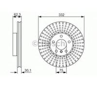 Bosch BD1469 Brake discs - ECE-R90 certified - 1 single brake disc