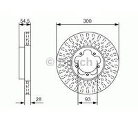 BOSCH 0 986 479 B11 Brake disc