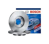 Bosch Brake Disc Set - 274 mm Solid Discs - Rear Axle - ECE-R90 Certified - Reliable Braking, Stable Performance, Corrosion Protection - 1 Set of 2 Discs