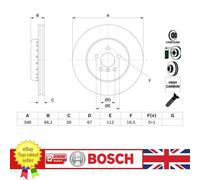 BOSCH Brake Discs For BMW 2 3 4 5 6 7 iX3 X3 X4 X5 X6 34106880073 , 0986479F57