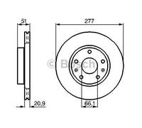 2x Brake disc Vented 0 986 478 992 BOSCH for LAND ROVER FREELANDER I