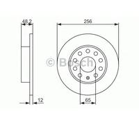 Bosch 0986479B78 Brake Disc (BD2079)