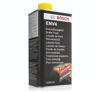 Bosch Brake Fluid ENV4, 1 L - For All Modern Vehicles Equipped with ABS and ESP Brakes - OE Quality - Compatible with DOT3, 4, and 4 HP/LV