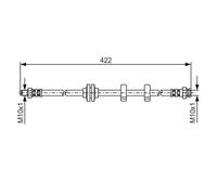 Bosch Brake Hose - 1987476346 - Single