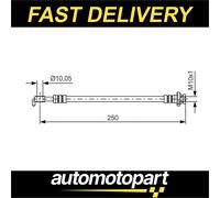 BOSCH 1 987 481 434 Brake hose
