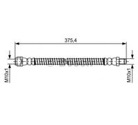 Bosch 1987481575 Brake Hose (BH1459)