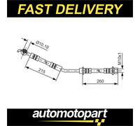 Bosch 1987481409 Brake Hose (BH1297)