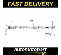 BOSCH 1 987 481 700 Brake hose