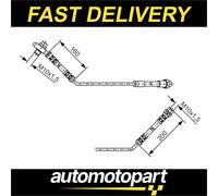 Flexible brake hose 1 987 476 054 BOSCH for BMW X5