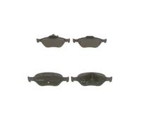 Bosch Brake Pad Set 0 986 424 558 - Low-Metallic, Anti-Squeak Plate, Piston Clip - Ford Fiesta/Focus