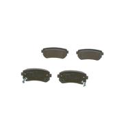 Bosch Brake Pads BP1051 Rear Axle - ECE-R90, Copper-Free, Reduced Noise & Dust, Set of 4