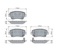 Bosch Brake Pad Set Bp2825 0986460123