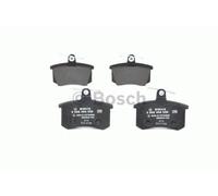 Bosch Brake Pad Set Front Rear Low-Metallic 87mm Anti-Squeak Plate 0986494059