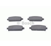 Bosch Brake Pad Set Rear Low-Metallic 116.5mm Anti-Squeak Plate 0986494435