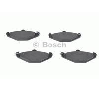 Bosch Brake Pad Set Rear Low-Metallic Width 104.3mm Anti-Squeak Plate 0986461148