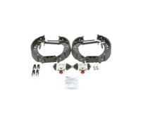 Bosch KS665 Kit Super Pro - Rear drum brake kit - 1 pre-assembled set, 2 wheel brake cylinders, 4 brake shoes