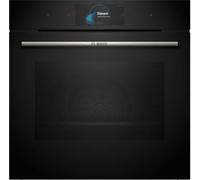 Bosch Built-In Electric Single Oven With Steam Function, Black HSG7584B1