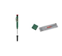 Bosch Bundle of Deep Hole Marker Pencil Graphite Leads HB 6-Piece (Accessories for Deep Hole Marker Pencil; HB; 2.8mm; Storage Case)