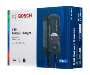 Bosch C30 Electronic Charger 6V 12V Battery Charger Car Boat 1.2-120Ah