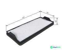 BOSCH CABIN AIR FILTER 1987431155