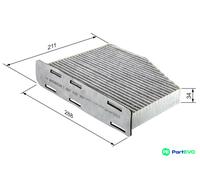 BOSCH CABIN AIR FILTER 1987432397 FOR AUDI SEAT SKODA VW